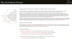 Desktop Screenshot of grubstreetproject.net
